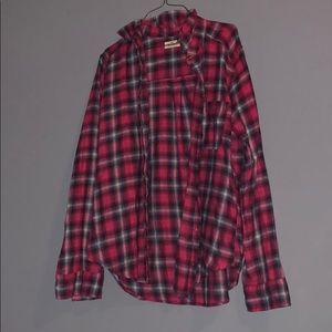 Hollister Pink Flannel